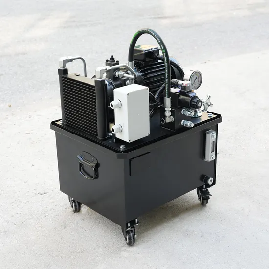 Energy Efficient Hydraulic Power Station for Sustainable Operations