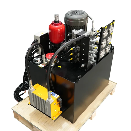 Low Oil Temperature Custom Hydraulic System for CNC Machines