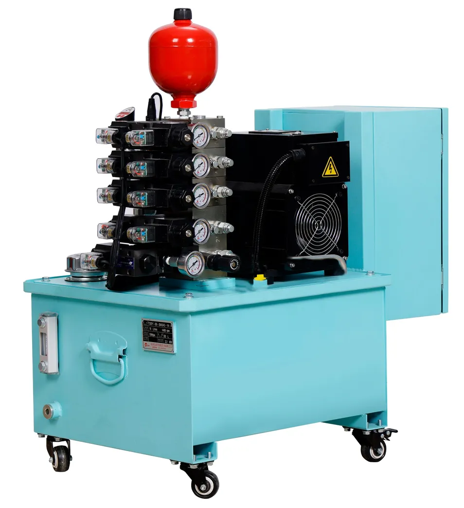 High-Performance Quinary Circuit Hydraulic System for CNC Machines