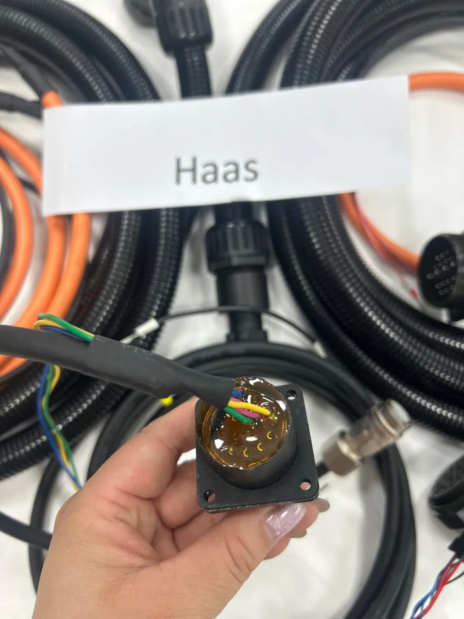Servo Power &amp; Signal Cables for Haas CNC 4th/5th Axis